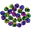 Miniatyrbillede 1 af 5: 24 stk. 4 cm kattelegetøj Mylar bolde skinnende knitrende knitrende bolde killing