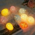 Miniatyrbilde 1 av 3: Juleegg-fe lys bomulls egg lys fe lys batteridrevet fe lys 1,8 m