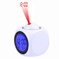 Miniatyrbild 2 av 3: Hemprojektion Digital Väder LCD Snooze Klocka Bell Alarm Display Bakgrundsbelysning LED Projektor Hem Klocka Timer Heminredning Verktyg|Växlar