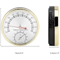 Miniatyrbild 2 av 3: 2 i 1 Hygrotermograf Termometer för Bastu, Bastutillbehör för Hem, Kontor, Verkstäder, Skolor, Marknader, Lager