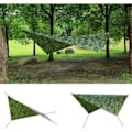 Miniatyrbillede 4 af 5: Hængekøje Camping Camping Presenning Regnflue, Vandtæt Telt Fodaftryk Fodaftryk Ørepropper Baldakin Tog Stier Picnic