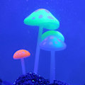 Miniatyrbild 2 av 4: Glowing Effect Konstgjord Svampakvarium Växt Dekor Ornament