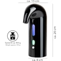 Miniatyrbillede 2 af 5: Elektrisk vinlufter og karaffel | Sort | Vinkaraffel |
