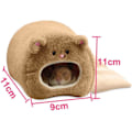 Pikkukuva 5 / 5: Hamsterin riippumatto häkkiin pehmeä hamsterin riippumatto pehmeä hamsterin pesä