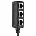 Miniatyrbilde 5 av 5: Hann Ethernet-forlengelseskabel med 1 hann til 3 hunnporter