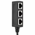 Pikkukuva 5 / 5: Urosliitin, jossa on 1 uros- ja 3 naarasporttia Ethernet-jatkokaapeliin