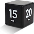 Miniatyrbillede 1 af 3: (15-20-30-60) Sort Terning Timer, Digital Studie Timer med LED Lys