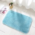 Miniatyrbilde 1 av 3: Lang, myk, sklisikker, absorberende, maskinvaskbar mikrofiber badematte, tykk, myk, 40x60cm, blå
