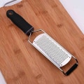 Miniatyrbilde 4 av 5: Rustfritt stål ostejern, ergonomisk mykt håndtak sitron ingefær