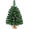 Miniatyrbild 1 av 2: Mini julgran konstgjord bordsjulgran PVC-toppar julgran