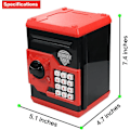 Miniatyrbillede 3 af 5: Elektronisk sparegris med automatisk penge-scroll, Mini ATM-boks