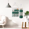 Miniatyrbillede 2 af 5: 2 stk. (Multi-lag - grøn) Vægmonteret opbevaringspose, Baby Hanging