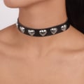 Miniatyrbild 2 av 5: Läderhalsband - Punk Rock Smycken Tillbehör Läder och Met