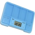 Miniatyrbillede 3 af 5: Multi-Alarm Timer Bærbar Pill Box 4 Grid LCD Digital Pill Organ
