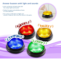 Miniatyrbillede 3 af 5: 4 Pack Game Buzzers - Family Quarrel Buzzer med lys og lyd