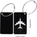 Miniatyrbilde 3 av 5: Bagasjelapp 6 stk. Flybagasjelapp Flyplastetikett