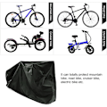 Miniatyrbild 5 av 5: (svart) Utomhus Cykelskydd 200 x 110 x 70 CM Cykelgarage wi