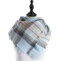 Miniatyrbillede 2 af 3: Dametørklæde, Klassisk Ternet Blødt Tartan Tørklæde Wrap, Langt Stort Sh