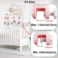 Miniatyrbilde 3 av 5: (Rosa) Baby Mobile Vugge med Timer Funksjon, Projektor og Lys