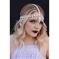 Pikkukuva 4 / 5: Hiuspanta  Hiuskoriste Strass 1920-luvun Hiuspanta Flapper Hiustarvike