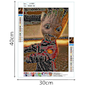 Miniatyrbilde 2 av 5: 30*40CM 5D DIY Diamantmalerisett, Diamantmaleri Full 5D