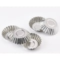 Miniatyrbillede 1 af 5: 10 metal bageforme - Muffinform - Cookies - Forme