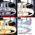 Miniatyrbillede 5 af 5: LED-loftslampe, 16W krystal lysekrone, moderne loftslampe