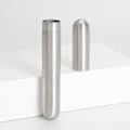 Miniatyrbilde 2 av 5: Rustfritt stål enkelt rør Humidor bærbar metallveske rørverktøy