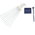 Miniatyrbillede 1 af 2: Meteorregnlys LED-lyskæde 8 rør 30 cm Meteorregnlys til juledekoration udendørs have og fest Vandtæt (hvid)