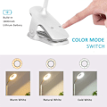 Miniatyrbillede 2 af 4: Genopladelig trådløs LED-bordlampe, 3 farver, touch-natlampe