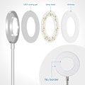 Miniatyrbillede 3 af 3: 8W Klemme Skrivebordslampe 48 LED 360° Fleksibel Clip-on Læselampe 3 Li