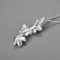 Miniatyrbild 3 av 5: Äkta 925 Sterling Silver Lång Elegant Blomhänge Mode Smycke