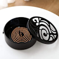 Miniatyrbild 2 av 5: Myggspiralhållare, Myggspirallåda, ihålig design Metallport