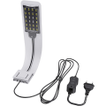 Pikkukuva 1 / 3: Erittäin pieni LED-valo pienille akvaarioille, Mini-akvaarion kiinnikevalot 24 valkoisella ja sinisellä LEDillä 30-40 cm:n akvaarioon, 10 W (valkoinen)