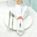 Miniatyrbillede 2 af 3: 1 stk. Legering Orange Rund Serviet Serviet Spænde Bryllup Hotel Bord S