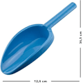 Pikkukuva 3 / 3: 1 kpl muovikauha, sininen, noin 36,5 x 13 x 6 cm, lapsille
