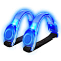 Miniatyrbilde 1 av 5: LED-armbånd, 2 sett LED-blinkende elastiske bånd for nattsport E