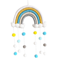 Miniatyrbillede 2 af 5: Rainbow Macrame Vægtæppet Indretning til hjemmet Bohemian Decor H