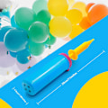 Miniatyrbillede 2 af 4: Oppustelig ballonpumpe 3 stk. ballon luft pumpe, manuel oppuster f