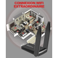 Miniatyrbild 3 av 5: Kraftfull AC1300Mbps Wi-Fi-adapter, Dual Band USB 3.0 Wi-Fi-adapter