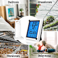 Miniatyrbild 4 av 5: (En för en)Digital termometer trådlös sändare inomhus utomhus
