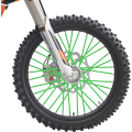 Miniatyrbilde 2 av 5: Eikerdeksler, 72 stykker sykkel eikerdeksler felger hjul trim wrap cov