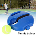 Miniatyrbillede 2 af 5: Blå bærbar selvstudie praksis tennisbold træningsværktøj