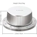 Miniatyrbild 2 av 5: Kök Timer för Kök Silver Elektronisk Magnetisk 60 Minuter,