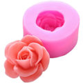Miniatyrbild 4 av 5: 2 st 3D Ros Blom Fondant Silikonformar för Choklad C