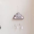 Miniatyrbillede 5 af 5: Sky Raindrop Vedhæng Vuggestue Soveværelse Vindue Væg Tint Krybber Være
