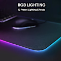 Miniatyrbillede 2 af 5: 800 x 300 x 4mm RGB Gaming Mouse Pad, 9 LED-farver, 12 lyseffekter