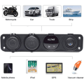 Miniatyrbilde 5 av 5: Bil lader bryterpanel, Dual USB lader funksjon + LED Voltmet