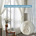 Miniatyrbillede 3 af 5: Gardinstop, 2 stk. Boheme-stil blad gardinstop C