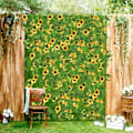 Miniatyrbillede 5 af 5: 4 stk. 2,5 m kunstig solsikkeguirlande kunstige blomsterguirlander